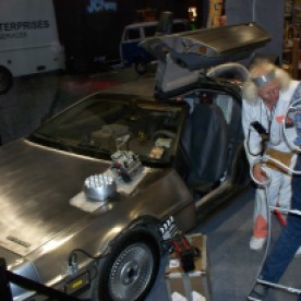 Delorian! And Doc Brown!
